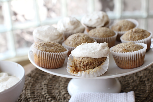 Walnut-Flax-Cupcakes